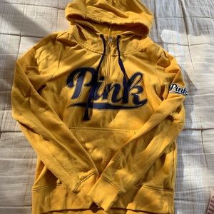 Pink half zip hoodie